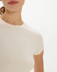 Carly Baby Tee - Cream