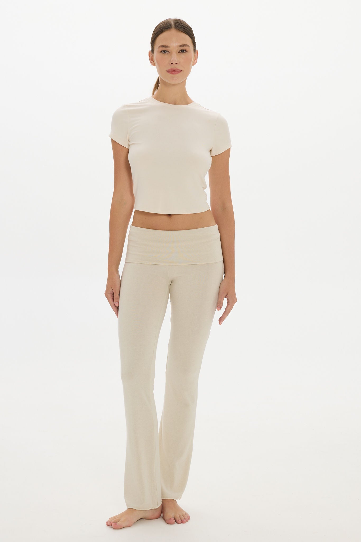 Carly Baby Tee - Cream