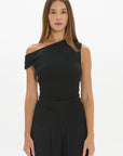 Chloe Off Shoulder Top - Black