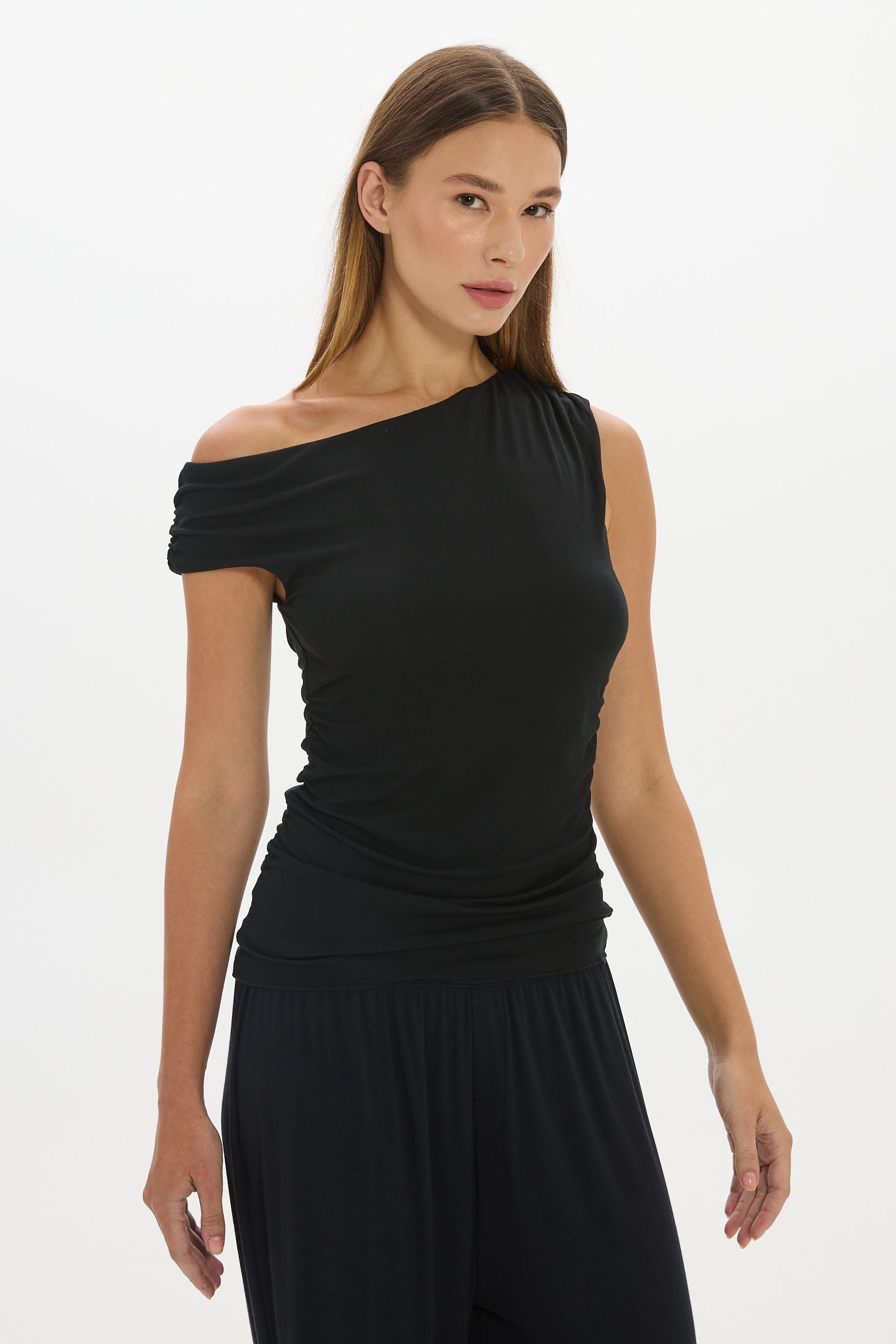 Chloe Off Shoulder Top - Black
