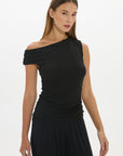 Chloe Off Shoulder Top - Black