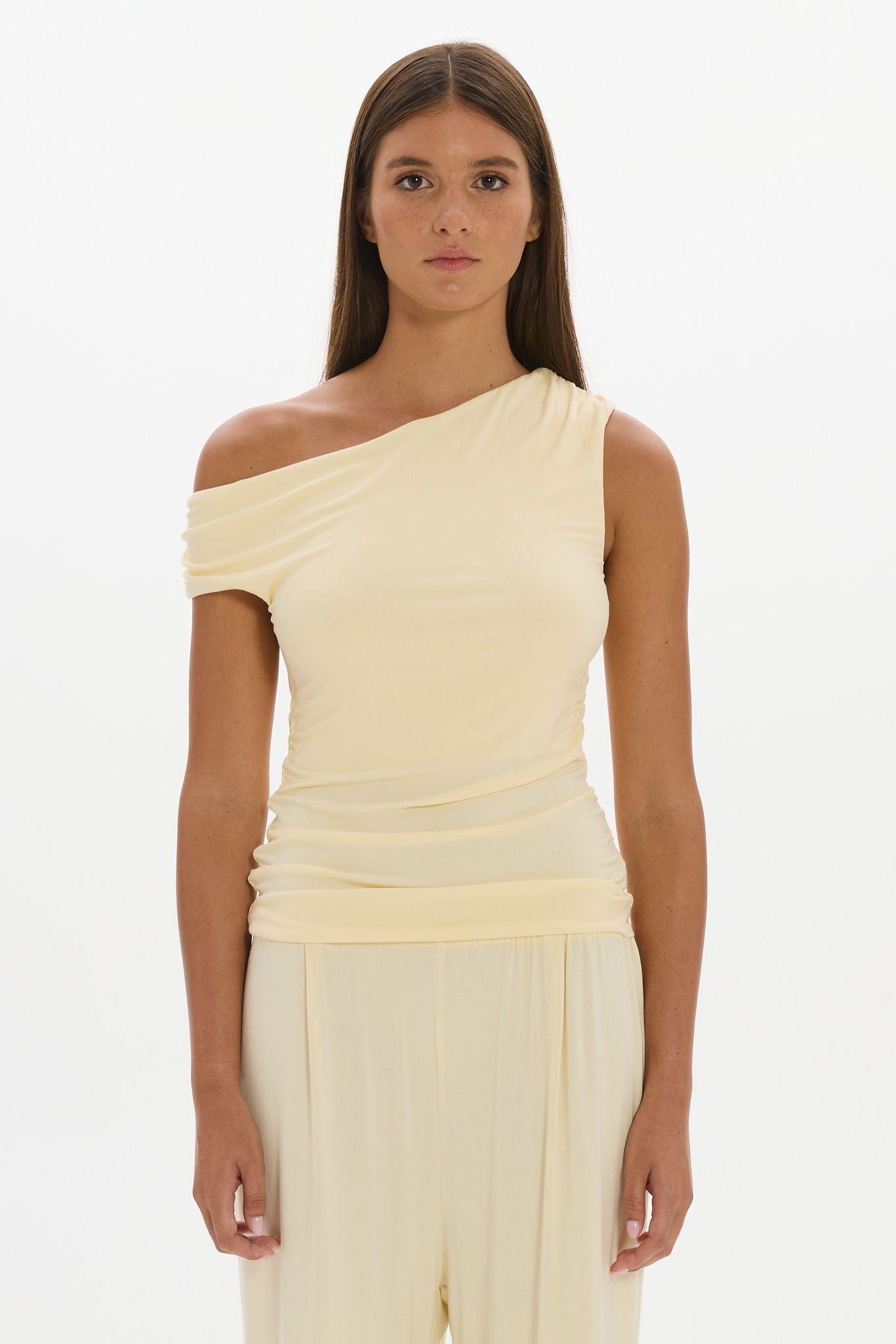Chloe Off Shoulder Top - Butter
