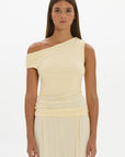 Chloe Off Shoulder Top - Butter