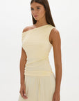 Chloe Off Shoulder Top - Butter