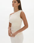 Chloe Off Shoulder Top - Cream