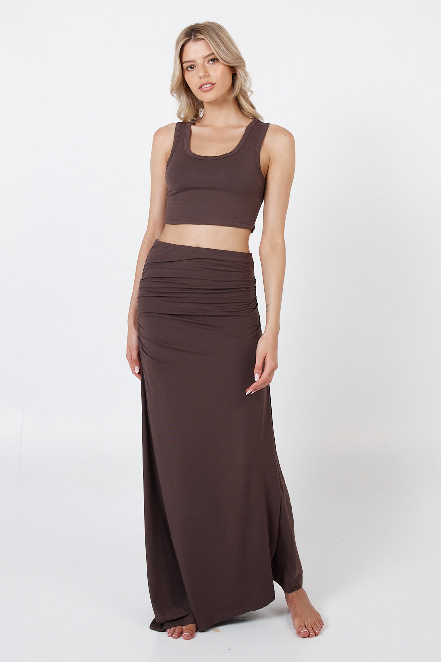 Como Maxi Skirt - Espresso