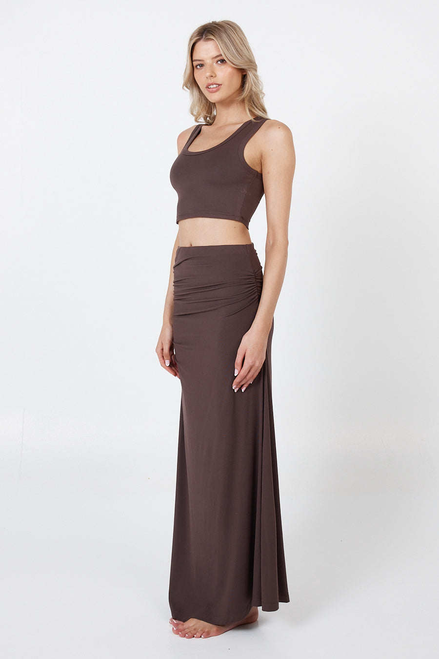 Como Maxi Skirt - Espresso