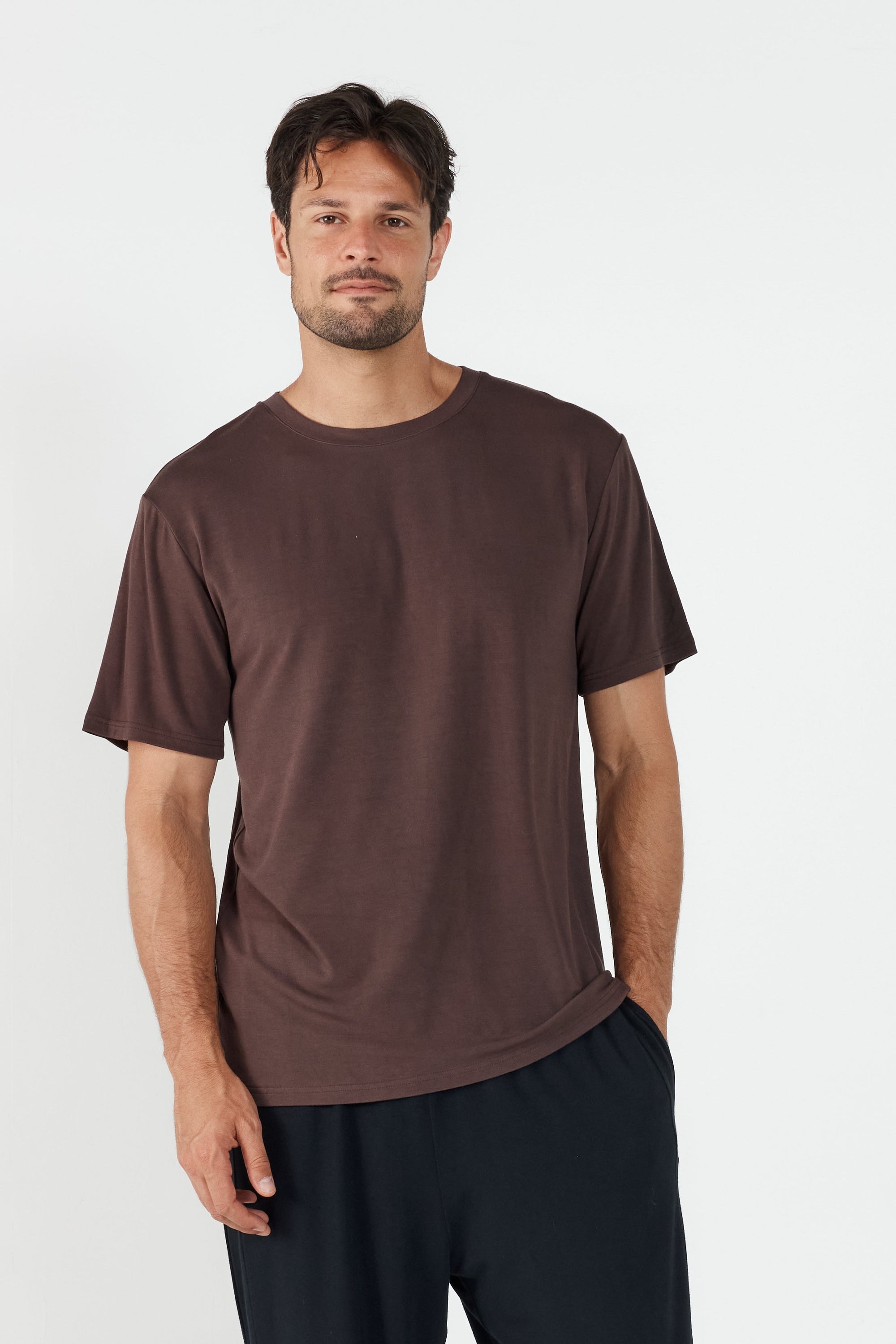 Como Crew Neck T-Shirt - Espresso