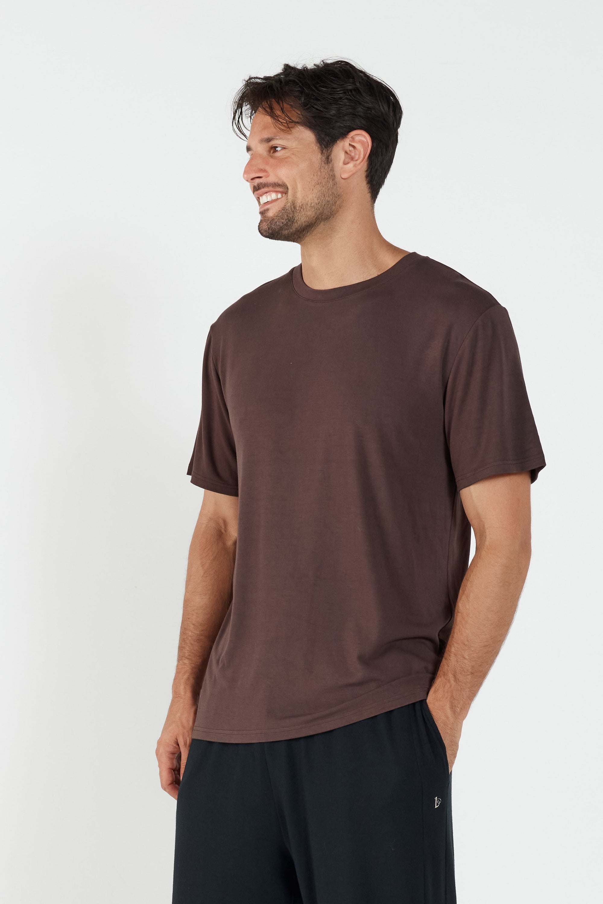 Como Crew Neck T-Shirt - Espresso