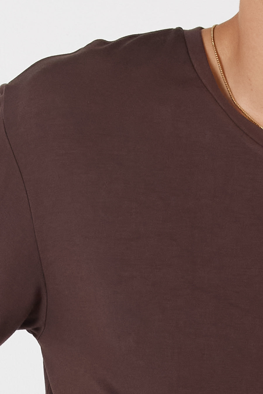 Como Crew Neck T-Shirt - Espresso