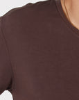 Como Crew Neck T-Shirt - Espresso
