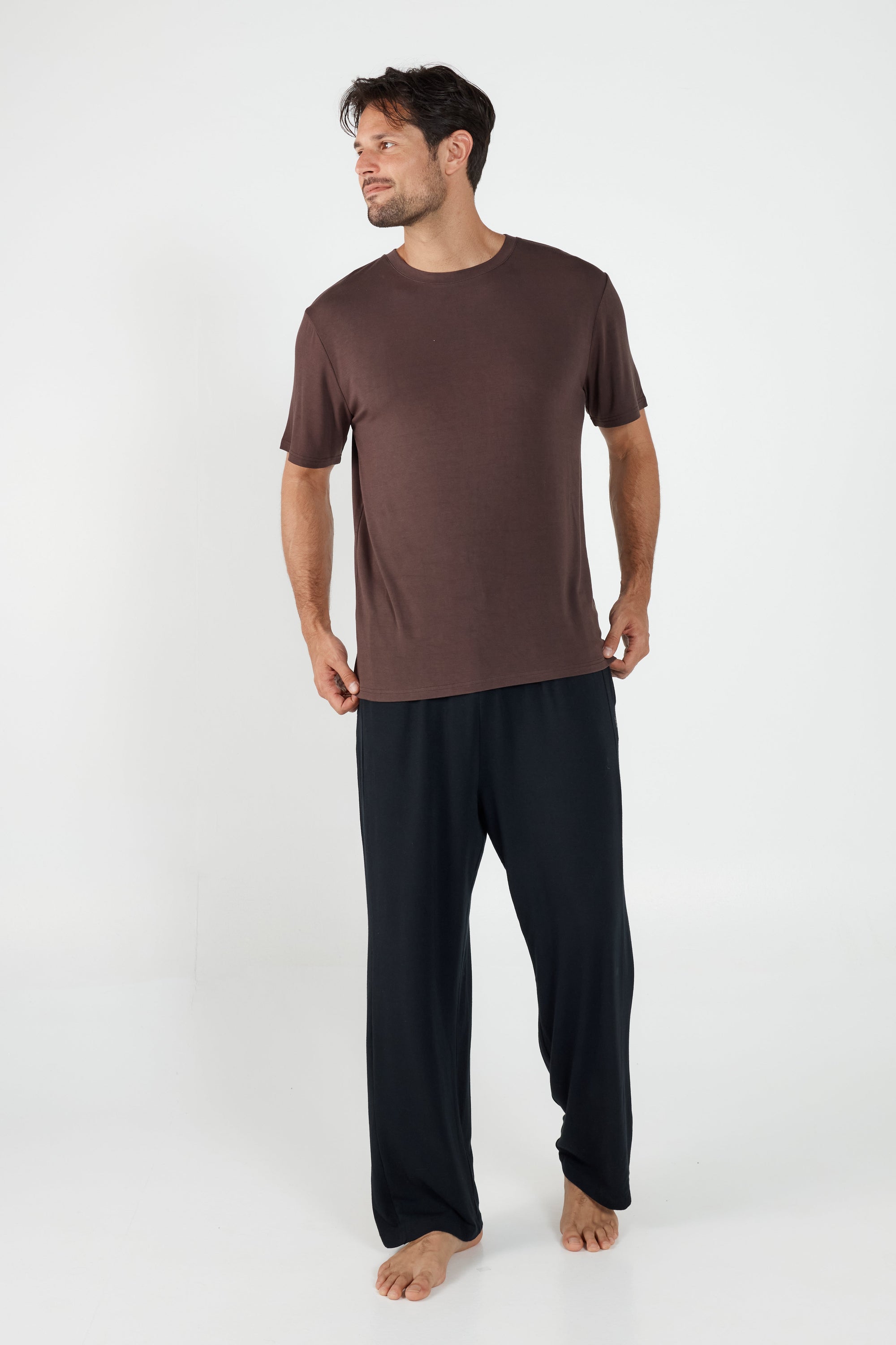 Como Crew Neck T-Shirt - Espresso