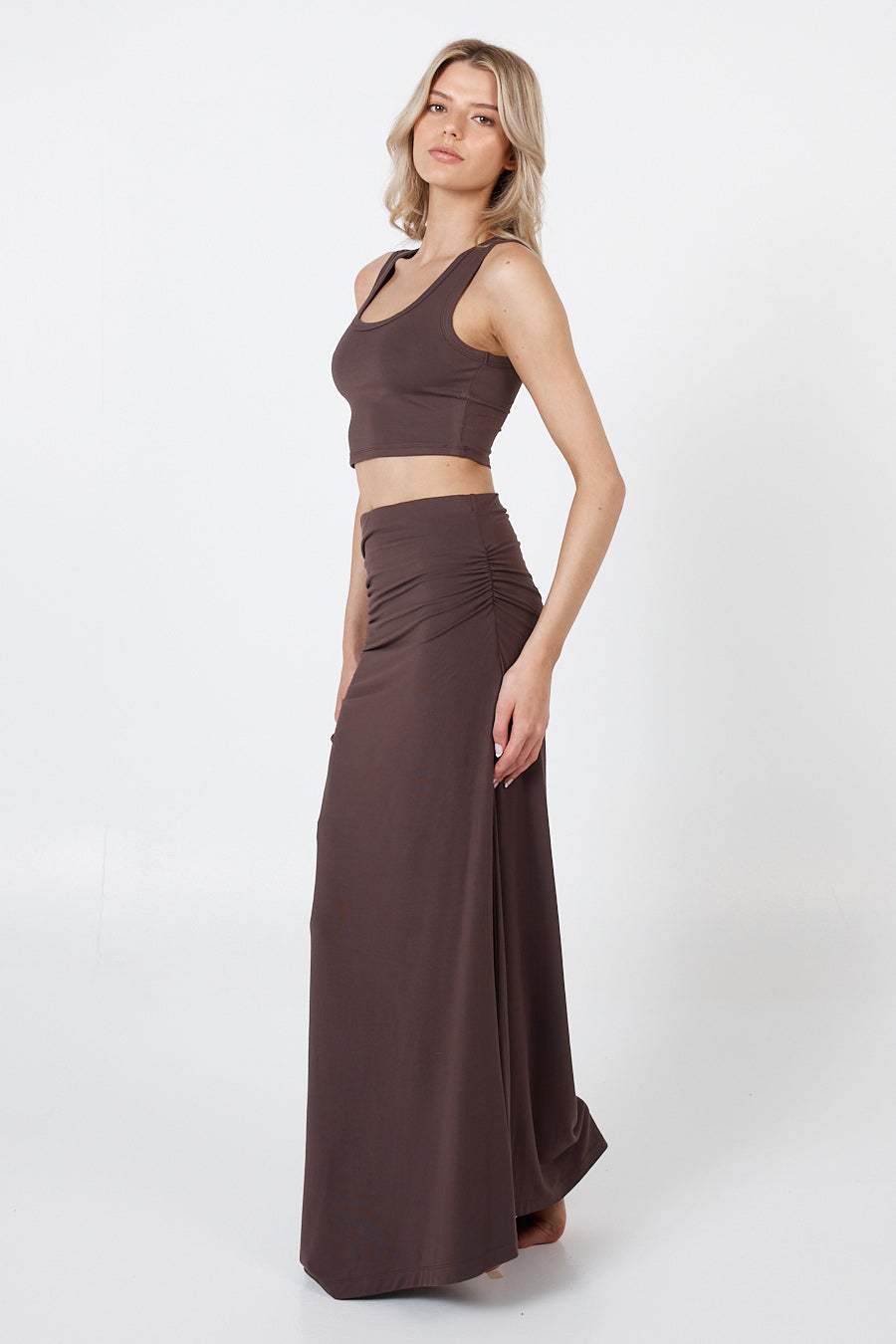 Como Crop Top - Espresso