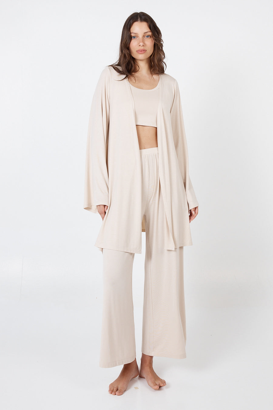 Como Lounge Robe - Beige