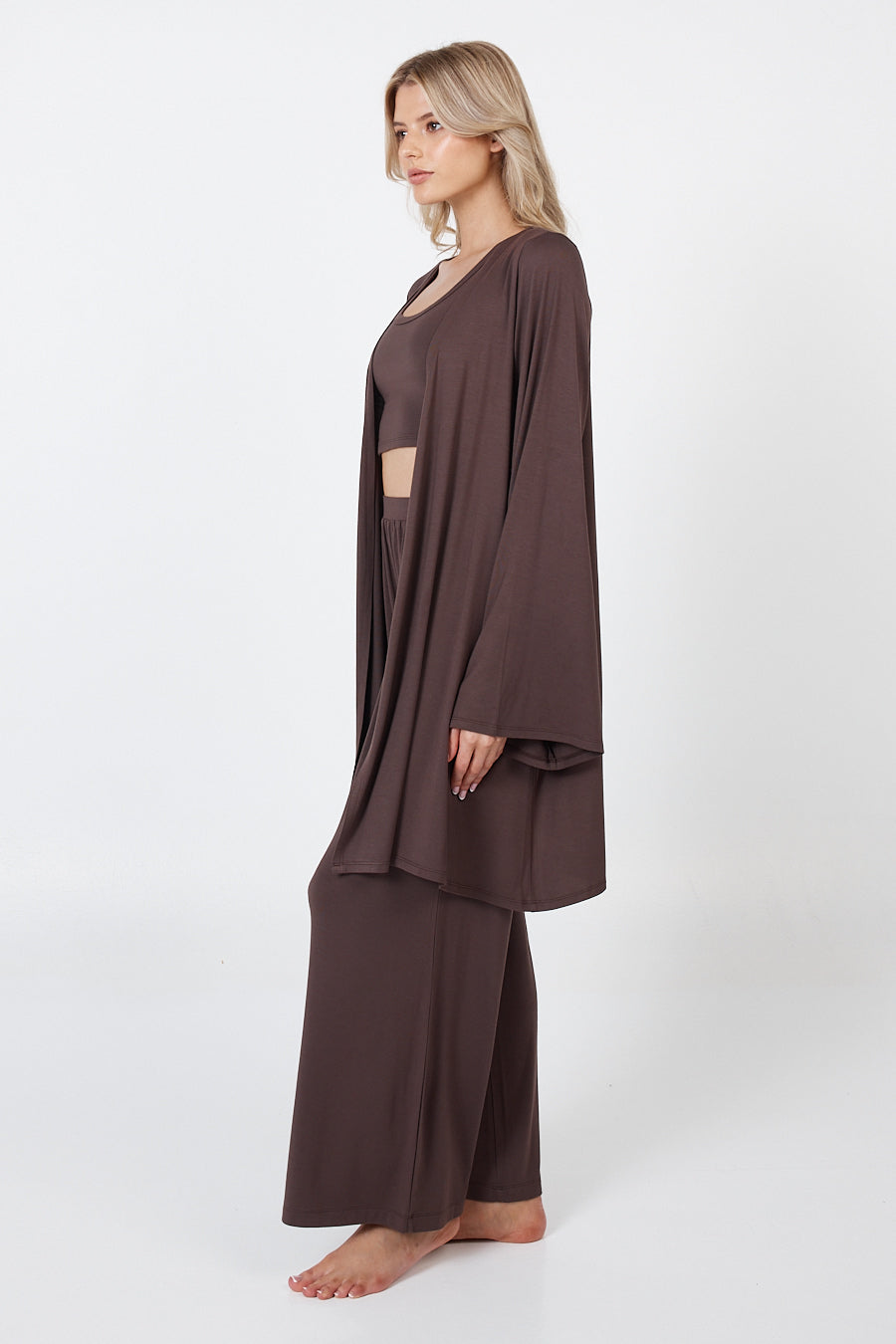 Como Lounge Robe - Espresso