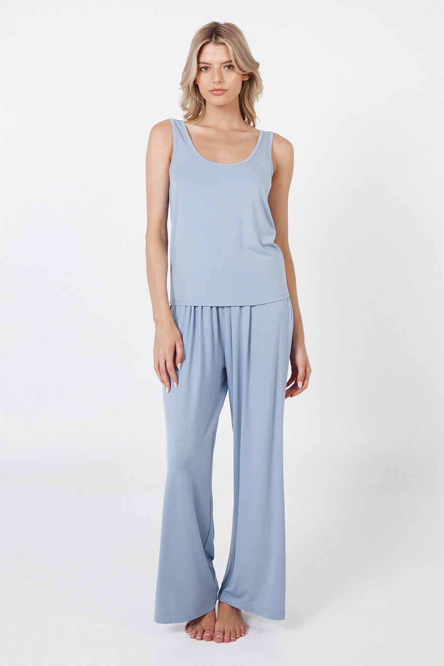 Como Tank Top - Lavender Grey
