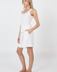 Como Tank Top - White