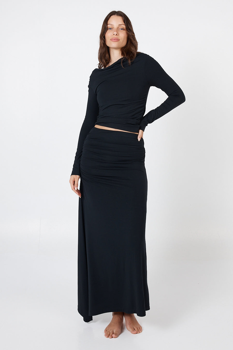 Como Maxi Skirt - Black