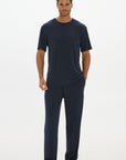 La Palma Crewneck T-Shirt - Midnight Navy