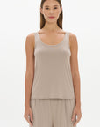 La Palma Lounge Tank Top - Taupe
