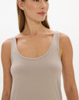 La Palma Lounge Tank Top - Taupe