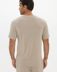 La Palma V-neck T Shirt - Taupe