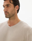 La Palma V-neck T Shirt - Taupe