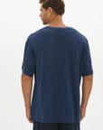 Soft Linen Jersey T-Shirt - Midnight Navy