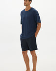 Soft Linen Jersey T-Shirt - Midnight Navy