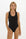 Cross-Back Tank BodySuit - Black