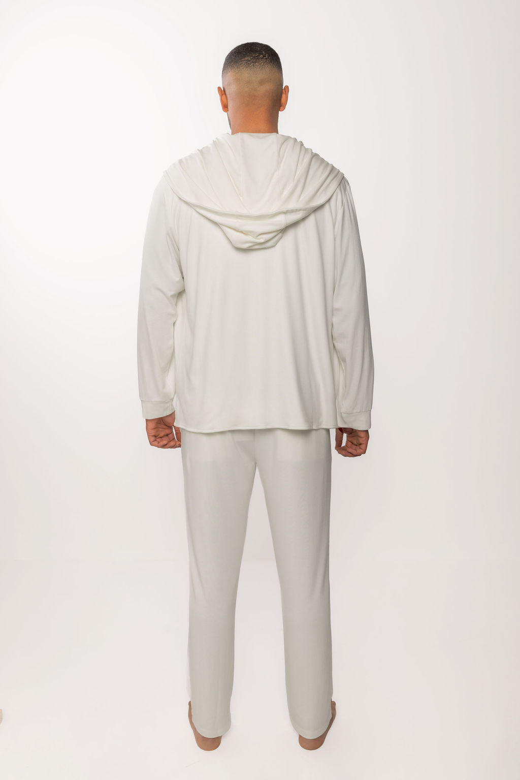 Lounge Open Hoodie - Cream