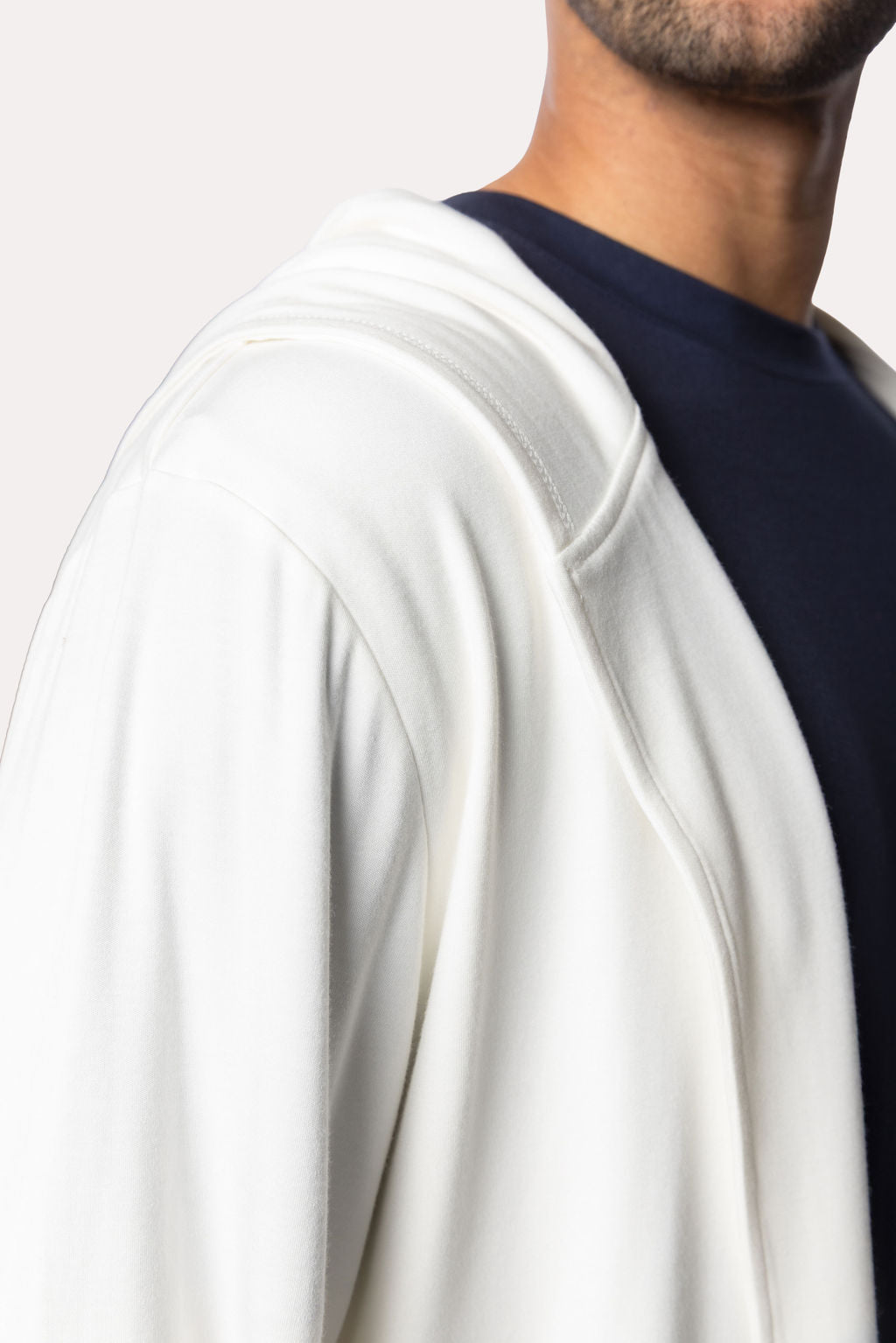 Lounge Open Hoodie - Cream