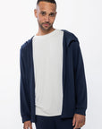 Lounge Open Hoodie - Midnight Navy