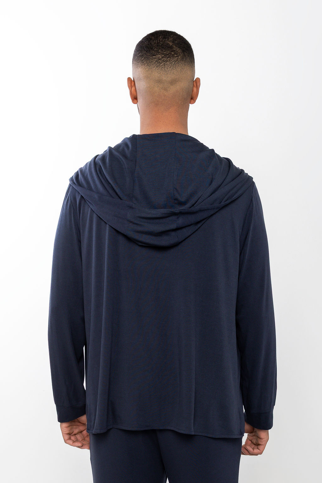 Lounge Open Hoodie - Midnight Navy