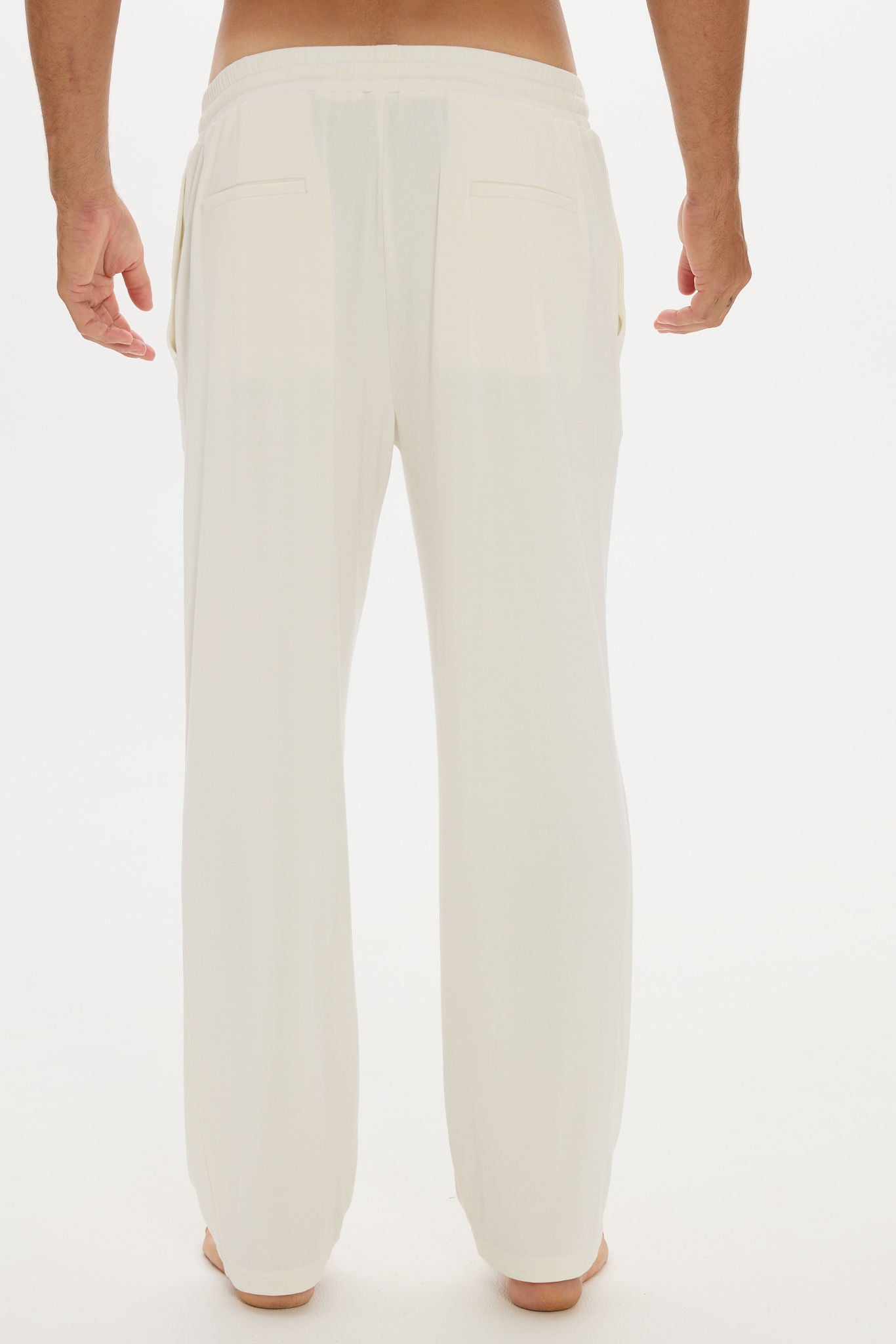 Tapered Lounge Pant - Cream