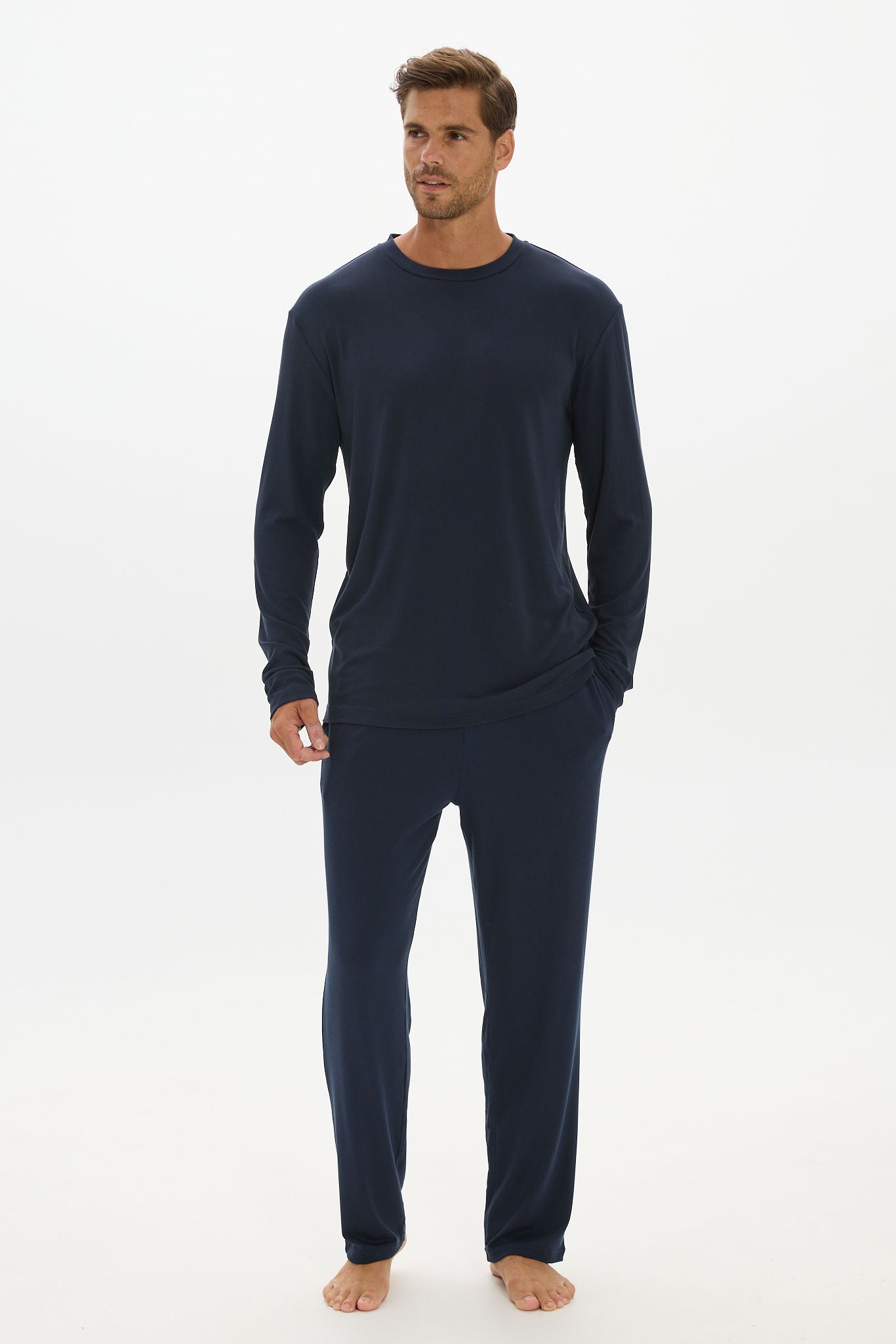 Tapered Lounge Pant - Midnight Navy
